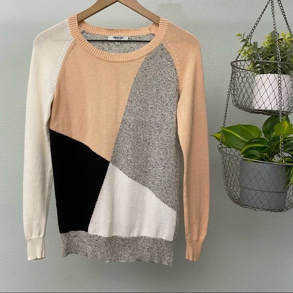 Madewell Multi-Color Block Sweater - Picture 7 of 10